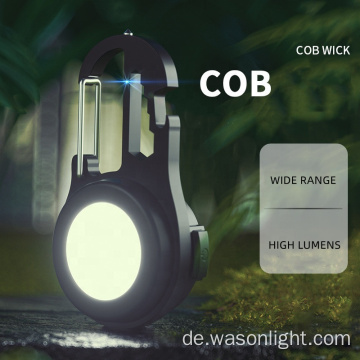 Neuankömmlinge 6 in 1 Multifunktion COB High Power Mini wiederaufladbare Schlüsselbund -LED -LED -LED -LED mit Schraubenfahrer